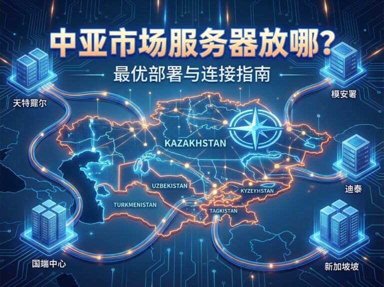 哈萨克斯坦阿拉木图与中亚服务器选型示意