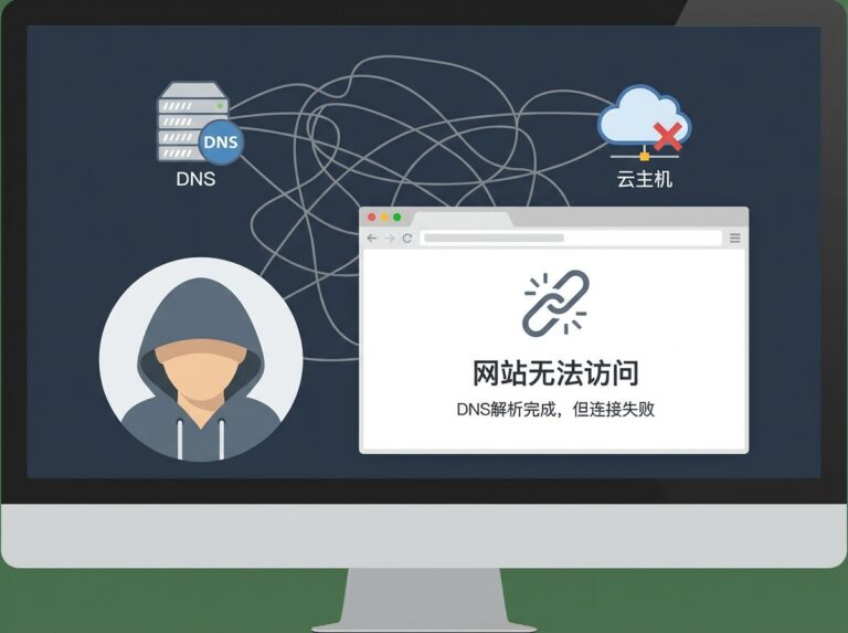 域名解析后网站打不开排查