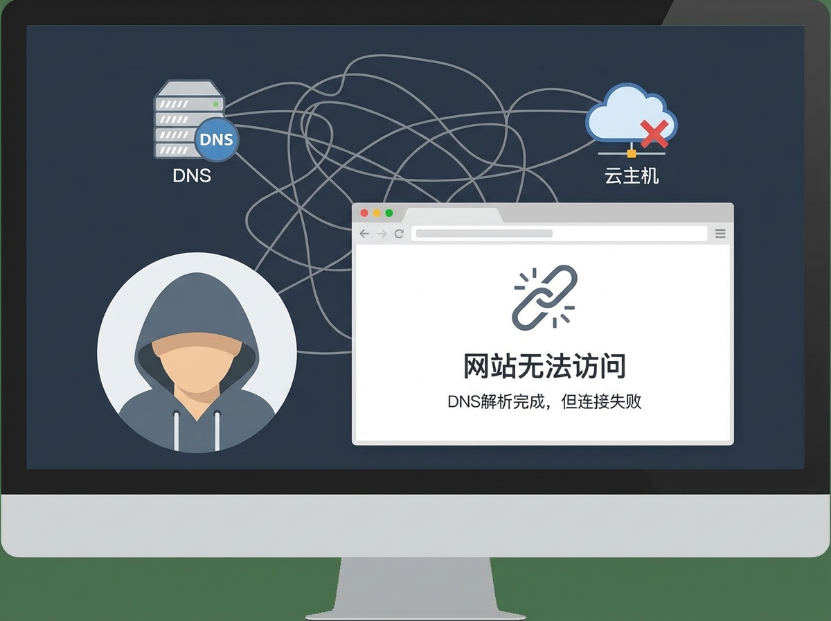 域名解析后网站打不开的官方问题解决清单