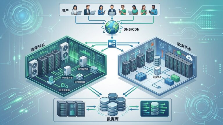 迪拜VPS阿联酋与GCC业务部署示意
