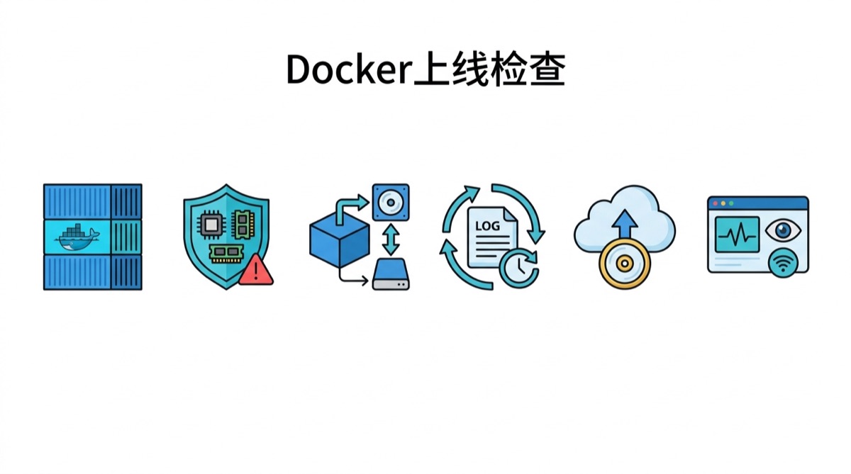 Docker上线前检查资源限制、持久化、日志、备份和监控