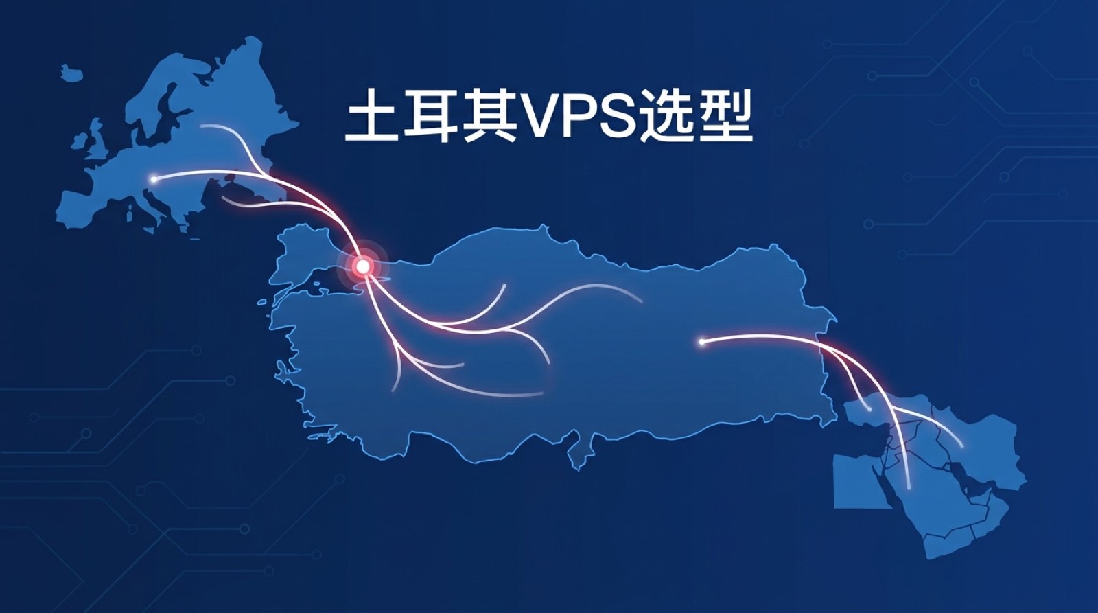 土耳其VPS选型与网络覆盖示意图